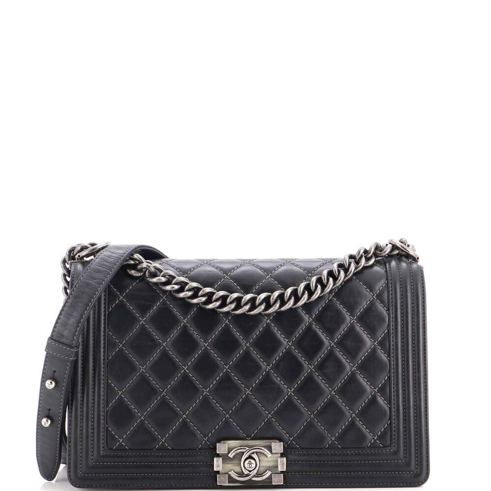 Chanel Boy Flap Bag Quilted Calfskin #323613C38B
